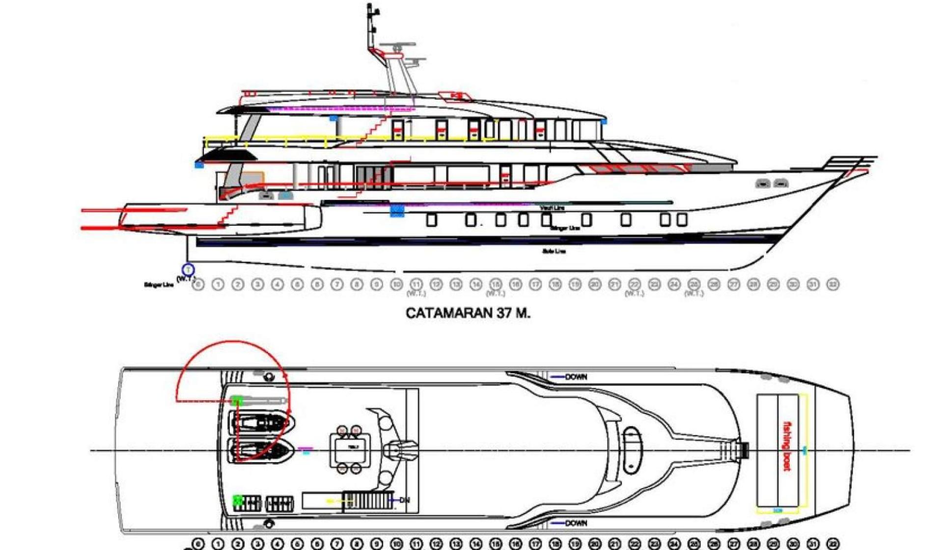 Incat Crowther 37 Metre Power Catamaran - Photo 35
