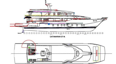 Incat Crowther 37 Metre Power Catamaran - Thumbnail 35